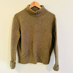 J. Crew mock neck sweater in super soft yarn (L)